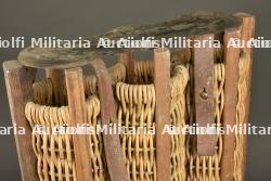 Panier en osier pour 3 coups de 77mm allemand. Wicker basket for three German 77 mm shells. — miniature 3