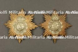 Lot de 2 plaques de casque a pointe saxon M1895