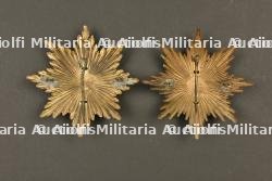 Lot de 2 plaques de casque a pointe saxon M1895 — miniature 2