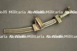 Support de visée pour canon allemand de 77mm. Sight mount for a German 77 mm field gun.