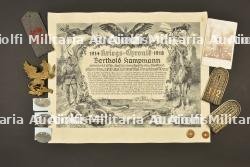 Pattes d'épaule, plaques d'identités, cocarde et objets Badois — photo 1