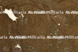 Coupon de drap kaki imprimé de pattes de col du 110ème RI dans leur état de découverte — photo 2