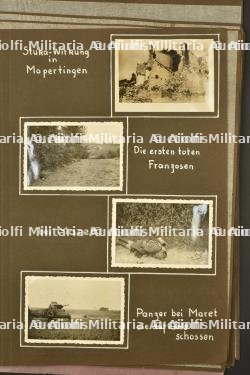 Remarquable ensemble de photos d'un soldat du Schützen Regiment Nr 3 de la 3e Panzer Division, combats sur la Dyle, La Lys et campagne de 1940 — miniature 2
