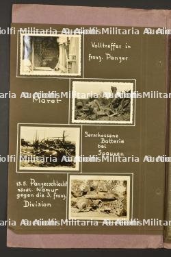 Remarquable ensemble de photos d'un soldat du Schützen Regiment Nr 3 de la 3e Panzer Division, combats sur la Dyle, La Lys et campagne de 1940 — photo 3