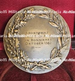 MÉDAILLE DE LA FÊTE DU SPORT du D.III , SICHERUNG REGIMENT 1. DANS SA BOITE — photo 3