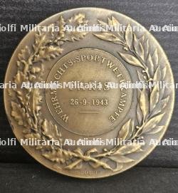 MÉDAILLE DES RENCONTRES SPORTIVES DE LA WEHRMACHT 1943 — miniature 2