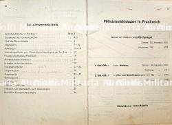 ANNUAIRE DE L’ADMINISTRATION DE L’ÉTAT-MAJOR DE COMMANDEMENT MILITAIRE ALLEMAND DE L’HOTEL MAJESTIC , GESCHÄFTSEINLEITUNG DES KOMMANDOSTABES DES MILITÄRBEFEHLSHABERS IN FRANKREICH PARIS — miniature 3
