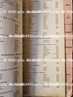 ANNUAIRE DE L’ADMINISTRATION MILITAIRE ALLEMANDE DU GROSS-PARIS, FERNSPRECHVERZEICHNIS DER DEUTSCHEN DIENSTELLEN IN GROSS-PARIS , NACHRICHTENKOMMANDANTUR PARIS. — photo 4