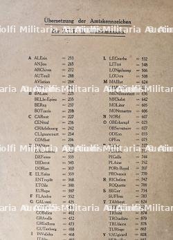 ANNUAIRE DE L’ADMINISTRATION MILITAIRE ALLEMANDE DU GROSS-PARIS, FERNSPRECHVERZEICHNIS DER DEUTSCHEN DIENSTELLEN IN GROSS-PARIS , NACHRICHTENKOMMANDANTUR PARIS. — photo 6