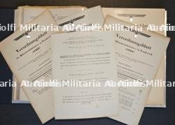 CLASSEUR DES ORDONNANCES ALLEMANDES DANS LES TERRITOIRES OCCUPÉS , V.O.B.I.F ou VERORDNUNGSBLATT FÜR DIE BESETZEN FRANZÖSICHEN GEBIETE ou VERORDNUNGSBLATT DES MILITÄRBEFEHLSHABER IN FRANKREICH — miniature 7
