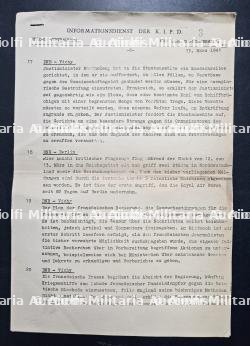 COMPTE-RENDU DU SERVICE D'INFORMATION DES AMBASSADES ALLEMANDES (SECTION K.I.P.D) , PARIS, 13-03-1941 — miniature 5