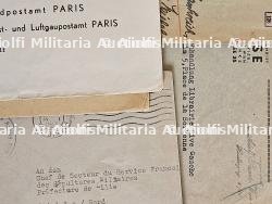 LOT D’ENVELOPPES DE FORMATS DIVERS À ENTÊTES OU À L’ADRESSE DE SERVICES ALLEMANDS OU FRANÇAIS À PARIS (X13) — photo 4