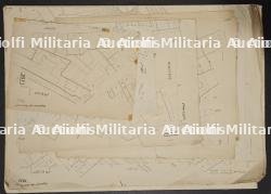 FEUILLE DU CADASTRE DE LA VILLE DE PARIS UTILES PAR LA WEHRMACHT. 1943
