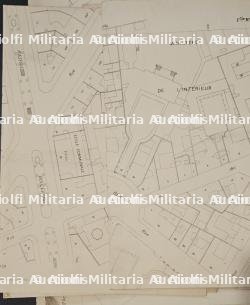 FEUILLE DU CADASTRE DE LA VILLE DE PARIS UTILES PAR LA WEHRMACHT. 1943 — miniature 5