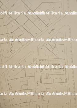 FEUILLE DU CADASTRE DE LA VILLE DE PARIS UTILES PAR LA WEHRMACHT. 1943 — photo 10