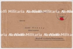 LETTRE + ENVELOPPE DU MAJOR GOLLOB À OBERLEHERE JOSEF WESELY + PHOTO. , PARIS, LE 30 JANVIER 1943 — photo 4