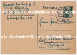 CARTE POSTALE DE DIETRICH VON CHOLTITZ À FRAU MÖLLER , BADEN-BADEN, 30-05-1949 — photo 1