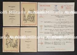 LOT DE TROIS MENUS DE L’HÔTEL MEURICE (1938) ET DE L’OFFIZIERHEIM DE L’HÔTEL GEORGES V(1940 ET 1941) — photo 2