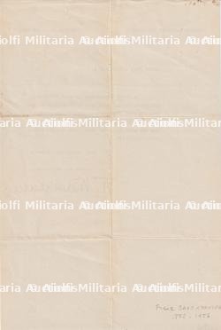 COURRIER DU GÉNÉRAL BARCKHAUSEN FRANZ (1882-1956) À MADAME AUFFERMANN. PARIS LE 25 JUIN 1943. — miniature 2