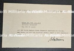 LETTRE DU CONSEILLER DE L’AMBASSADE D’ALLEMAGNE JULIUS WESTRICK AU DR. VON BOSE — miniature 2