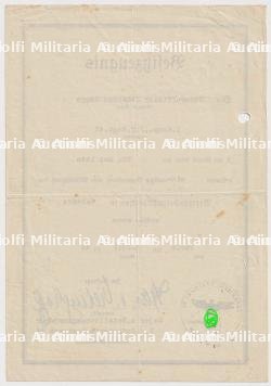 MENU DE L’HÔTEL LUTETIA , ABWEHR , NOËL 1943 — photo 3