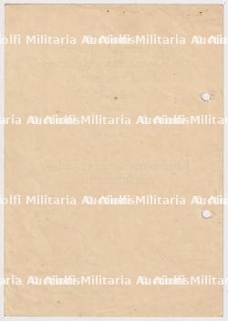 DIPLÔME DE LA CROIX DU MÉRITE DE GUERRE 2è CLASSE AVEC ÉPÉES , KRIEGSVERDIENSTKREUZ 2.KLASSE MIT SCHWERTEN , OTTO SCHÜLTZE , PARIS, 20-04-1942 — miniature 2
