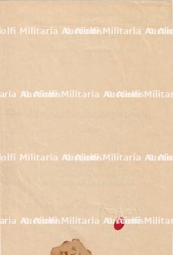 DIPLÔME DE LA MÉDAILLE CIVIL DU MÉRITE DE GUERRE, KRIEGSVERDIENTSMEDAILLE , OTTO MEISSNER , BERLIN, 30-01-1943 — photo 2