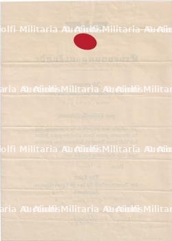 DIPLÔME DE NOMINATION D’ASSITANT D’AUXILLIAIRE DE LA DOUANE AVEC ENVELOPPE D’ORIGINE , ERNENNUNGSURKUNDE ZUM HILFZOLLASSISTENTEN , PARIS, 01-10-1942 — photo 3