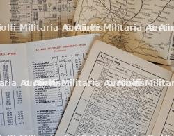 LOT DE TABLEAUX DES HORAIRES DES TRAINS (X4) de la H.V.D, de l’O.T et de la S.N.C.F — miniature 2