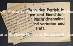 LOT DE DEUX AFFICHES DE LA DIRECTION DE LA REICHSBAHN À PARIS (W.V.D). 1940-1942