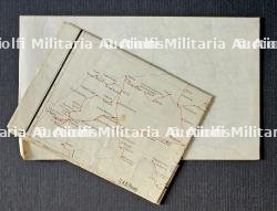 LOT DE DEUX CARTES ISSUES DE LA DIRECTION DE LA REICHSBAHN À PARIS SUR LE TRAFIC FERROVIAIRE EN FRANCE — photo 1