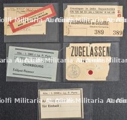 LOT AFFICHETTE ET ÉTIQUETTES DE LA REICHSBAHN À PARIS — miniature 3
