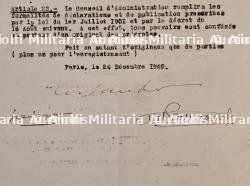 STATUT DE L’ASSOCIATION DE « LA LIGUE FRANÇAISE, MOUVEMENT SOCIAL EUROPÉEN » DE PIERRE COSTANTINI, JEAN TROUPEAU, MAURICE RAYMOND, FAIT À PARIS LE 26 DÉCEMBRE 1940. — photo 2
