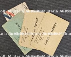 LOT DE CARTES DE SERVICE DE LA DÉFENSE PASSIVE (X4 — miniature 2
