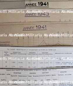 LOT DE DEUX RECUEIL POUR LES ALERTES POUR L’ANNÉE 1942 ET 1944 , CENTRE RÉGIMENTAIRE DES SAPEURS-POMPIERS DE PARIS — photo 6