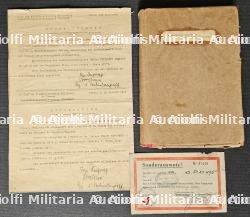 LOT DE DOCUMENTS SUR LES POMPIERS ALLEMANDS À PARIS