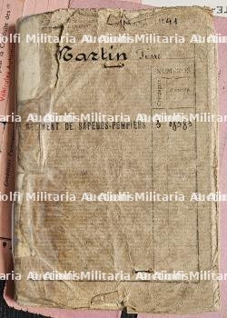 LOT DE DOCUMENTS D’UN SAPEUR-POMPIER DE PARIS ENGAGÉ VOLONTAIRE. EN 1941, CITATION À L’ORDRE DU RÉGIMENT ET CERTIFICAT DE BONNE CONDUITE ET FORMULAIRES VIERGES DIVERS — miniature 5