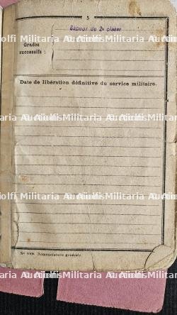 LOT DE DOCUMENTS D’UN SAPEUR-POMPIER DE PARIS ENGAGÉ VOLONTAIRE. EN 1941, CITATION À L’ORDRE DU RÉGIMENT ET CERTIFICAT DE BONNE CONDUITE ET FORMULAIRES VIERGES DIVERS — miniature 8