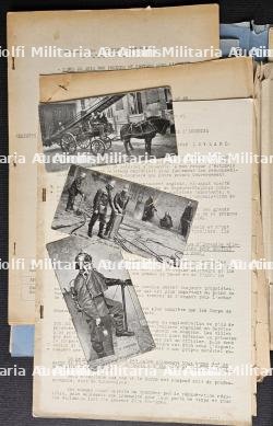 FORT LOT DE RAPPORTS, DE DOCUMENTS D’INSTRUCTIONS ET FEUILLES DE RENSEIGNEMENTS DES SAPEURS-POMPIERS ET FORMULAIRES VIERGES DIVERS — miniature 3