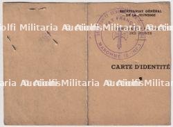 LOT DE CARTES D’IDENTITÉ DU SECRÉTARIAT GÉNÉRAL DE LA JEUNESSE, COMMISSARIAT AU TRAVAIL DES JEUNES POUR LA ZONE OCCUPÉE — photo 4