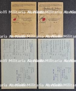 LOT DE DOCUMENTS SUR LA KRIEGSMARINE À PARIS , PERMIS DE CIRCULATION POUR VÉHICULES ET LAISSEZ-PASSER — miniature 2