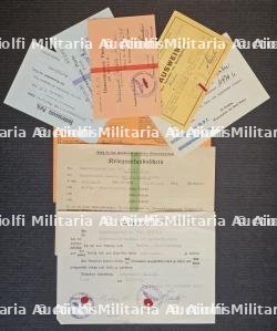 RARE LOT DE DOCUMENTS D’UNE AUXILIAIRE FEMININE (HELFERIN) DE LA WEHRMACHT AU SERVICE DU GENERAL DE LA LUFTWAFFE À PARIS , AUTOGRAPHE FRIEDRICH-CARL HANESSE(1892-1975) — photo 2