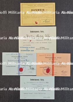 RARE LOT DE DOCUMENTS D’UNE AUXILIAIRE FEMININE (HELFERIN) DE LA WEHRMACHT AU SERVICE DU GENERAL DE LA LUFTWAFFE À PARIS , AUTOGRAPHE FRIEDRICH-CARL HANESSE(1892-1975) — miniature 3