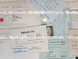 RARE LOT DE DOCUMENTS D’UNE AUXILIAIRE FEMININE (HELFERIN) DE LA WEHRMACHT AU SERVICE DU GENERAL DE LA LUFTWAFFE À PARIS , AUTOGRAPHE FRIEDRICH-CARL HANESSE(1892-1975) — photo 5