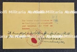 RARE LOT DE DOCUMENTS D’UNE AUXILIAIRE FEMININE (HELFERIN) DE LA WEHRMACHT AU SERVICE DU GENERAL DE LA LUFTWAFFE À PARIS , AUTOGRAPHE FRIEDRICH-CARL HANESSE(1892-1975) — miniature 8