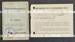 LAISSEZ-PASSER PROFESSIONNEL , DIENSTSTELLENAUSWEIS DU REICHSMINISTER DER LUFTFAHRT UND OBERBEFEHLSHABER DER LUFTWAFFE