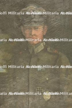 Huile sur toile d'un sous-officier pilote bavarois. Oil painting on canvas of a Bavarian pilot NCO. — photo 6