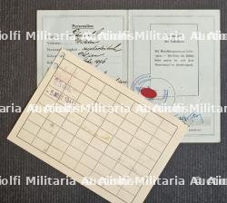 LOT DE LAISSEZ-PASSER (X2) DE L’ÉTAT-MAJOR DE COMMANDEMENT DU MILITÄRBEFEHLSHABER IN FRANKREICH DE L’HÔTEL MAJESTIC À PARIS. — photo 2