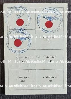 LOT DE LAISSEZ-PASSER (X2) DE L’ÉTAT-MAJOR DE COMMANDEMENT DU MILITÄRBEFEHLSHABER IN FRANKREICH DE L’HÔTEL MAJESTIC À PARIS. — miniature 4