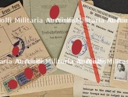 LOT DE DOCUMENTS (X7) D’UNE SOURIS-GRISE DE LA WEHRMACHT À PARIS TRAVAILLANT L'HOTEL CONTINENTAL , 325. SICHERUNG DIVION ET FELDGENDARMERIE TRUPPE 564. — photo 2